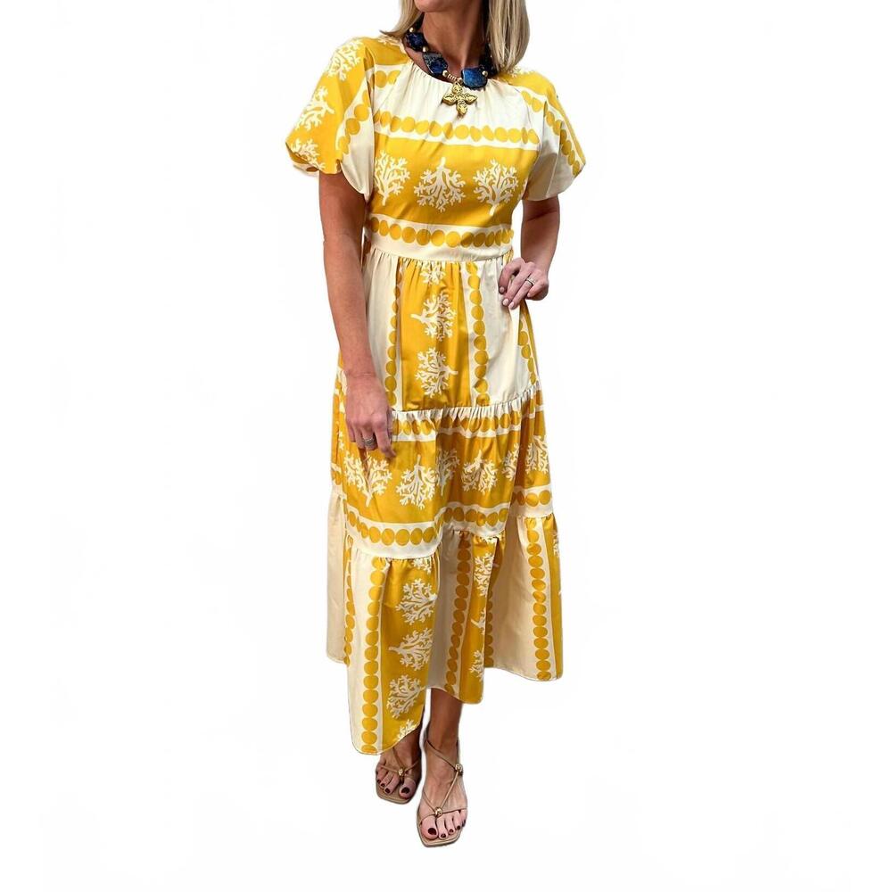 NEW LAVI liliana dress in yellow